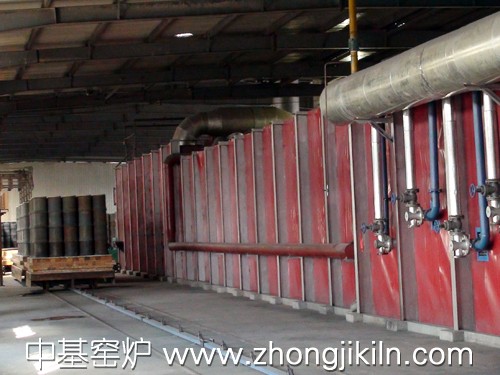 熱煤氣預熱段排煙系統(tǒng)前攪拌風布置